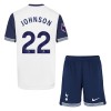 Maillot de Supporter Tottenham Hotspur Johnson 22 Domicile 2024-25 Pour Enfant